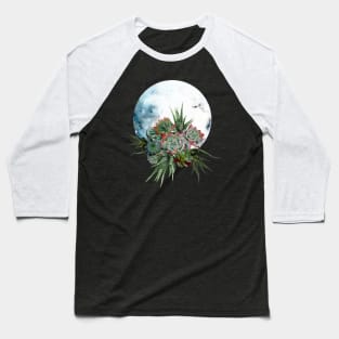 Moonlight Succulents 2 Baseball T-Shirt